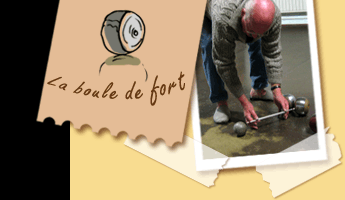Logo boule de fort et photo d'Andr baugeant